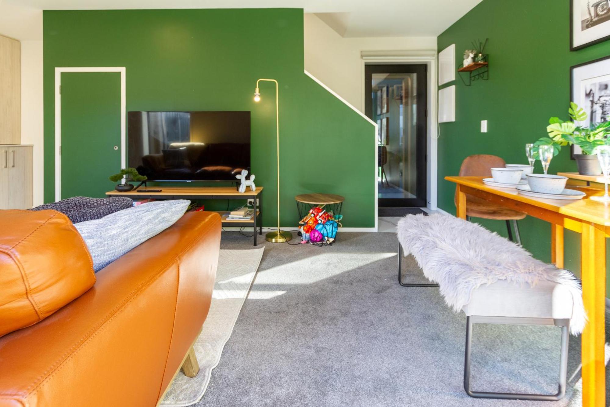 Gorgeous In Green - 2 Bed Central Oasis W/King Bed Christchurch Exterior foto