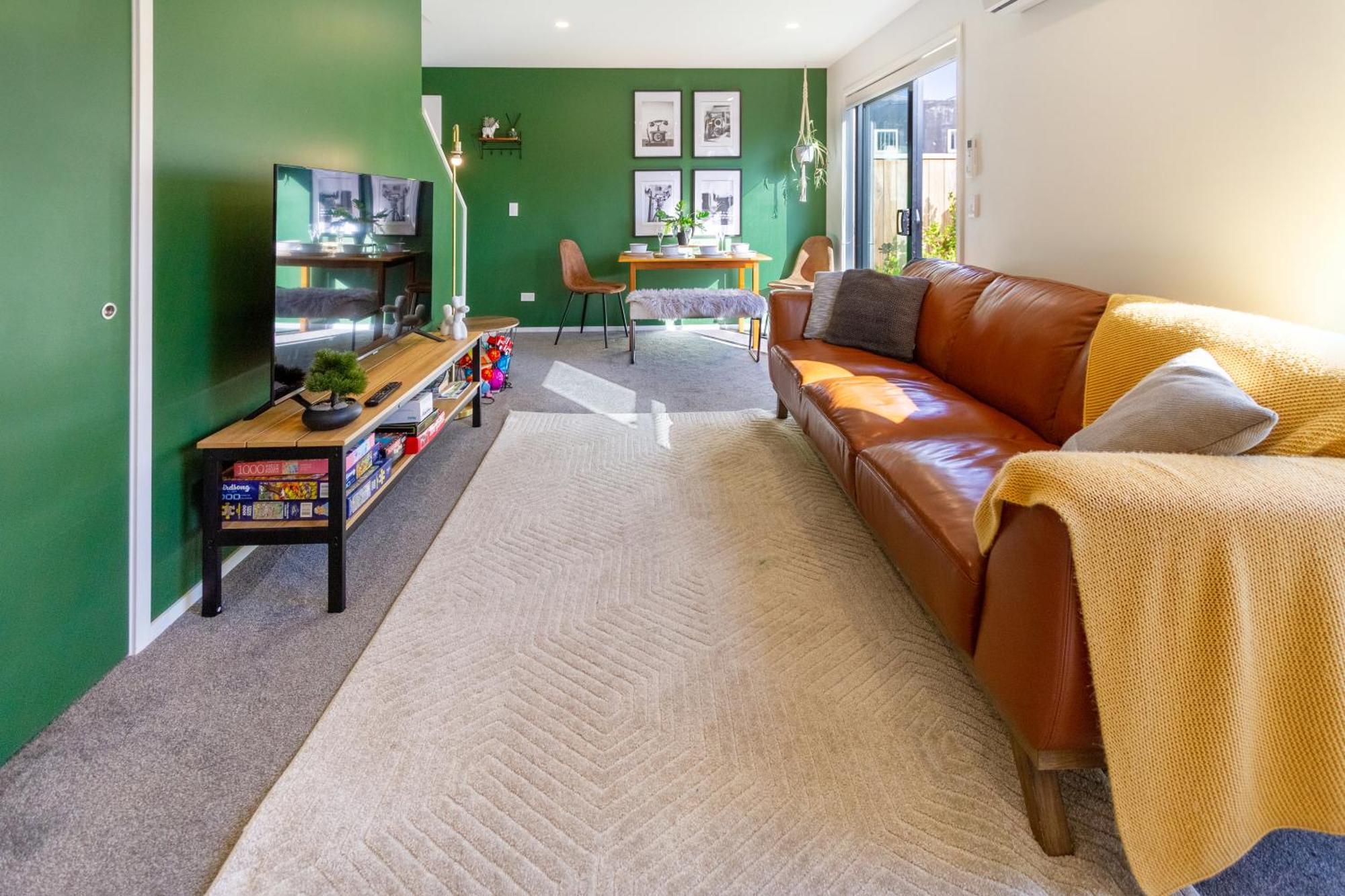 Gorgeous In Green - 2 Bed Central Oasis W/King Bed Christchurch Exterior foto